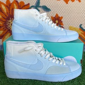 Nike SB BLAZER COURT MID PREMIUM Celestine Blue Men’s sneakers - athletic shoes